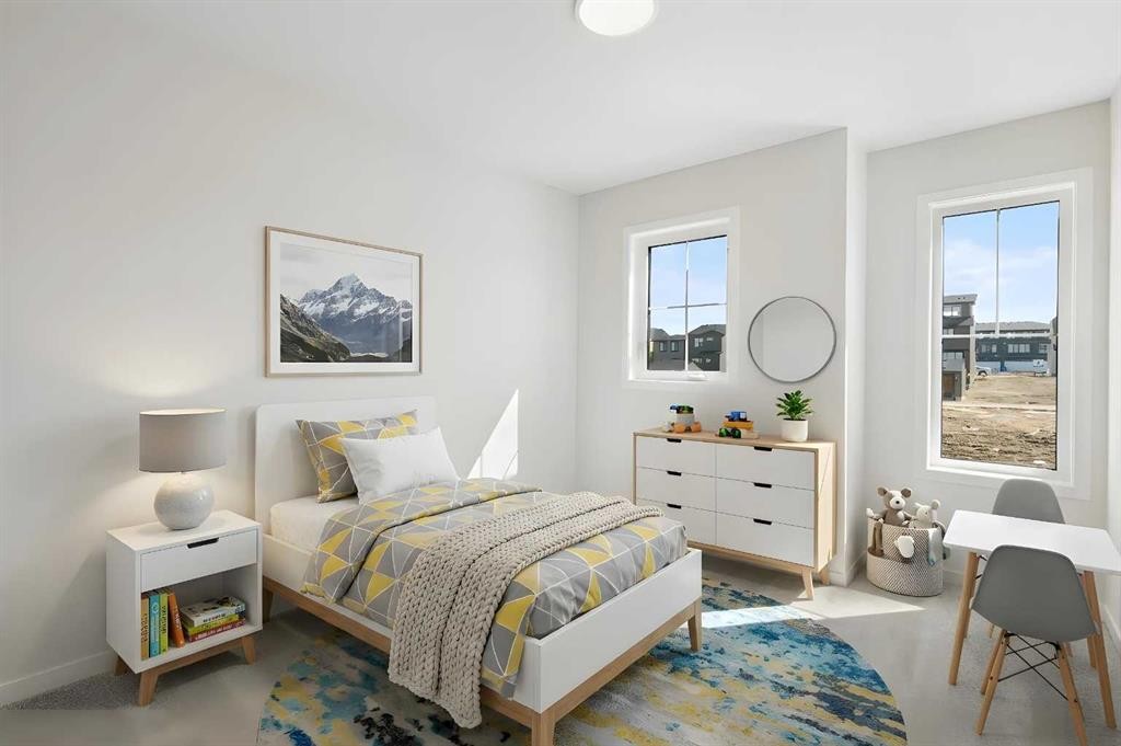 75 Bluerock Terrace Sw, Calgary, AB - Indoor Photo Showing Bedroom