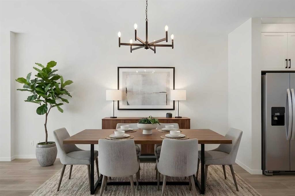 75 Bluerock Terrace Sw, Calgary, AB - Indoor Photo Showing Dining Room