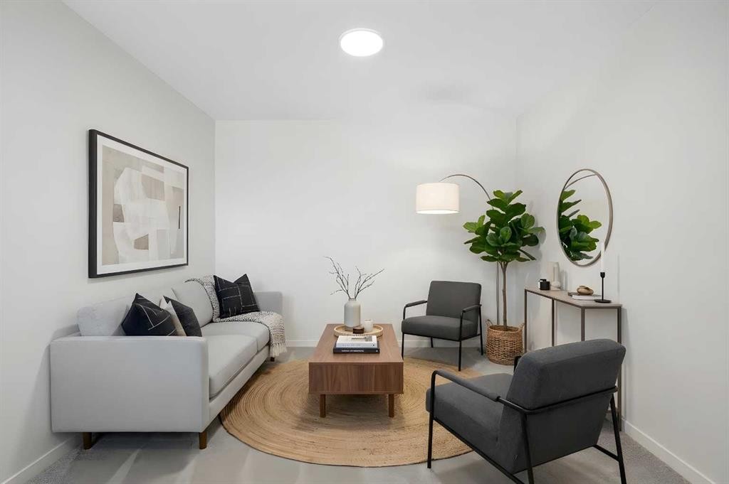 75 Bluerock Terrace Sw, Calgary, AB - Indoor Photo Showing Living Room