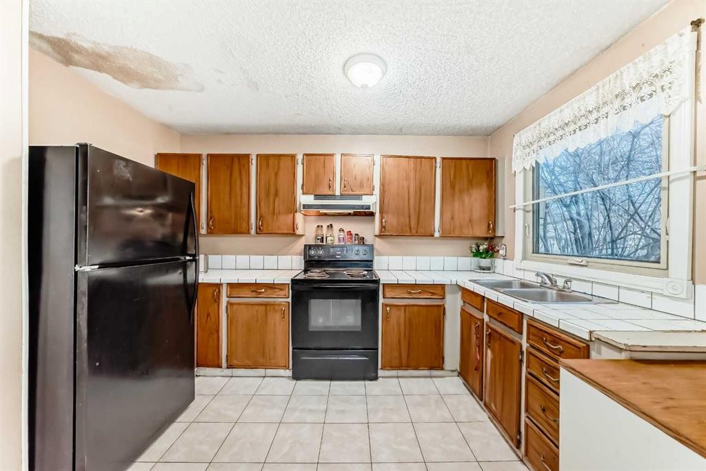 2319 56 Street Ne, Calgary, AB - Indoor Photo Showing Kitchen With Double Sink