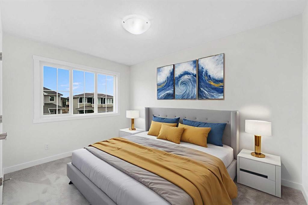 142 Sunstone Way, Balzac, AB - Indoor Photo Showing Bedroom