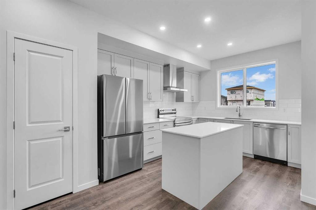 1903 Cornerstone Boulevard Ne, Calgary, AB - Indoor Photo Showing Kitchen With Upgraded Kitchen