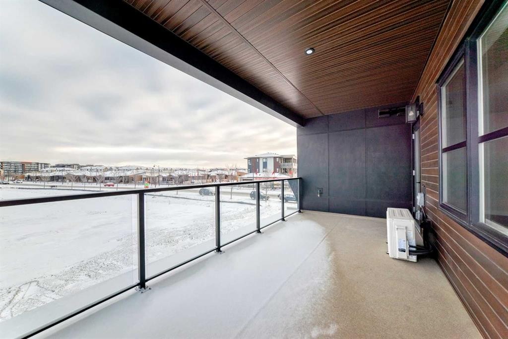 8206-1802 Mahogany Boulevard Se, Calgary, AB - Outdoor With Balcony With Exterior