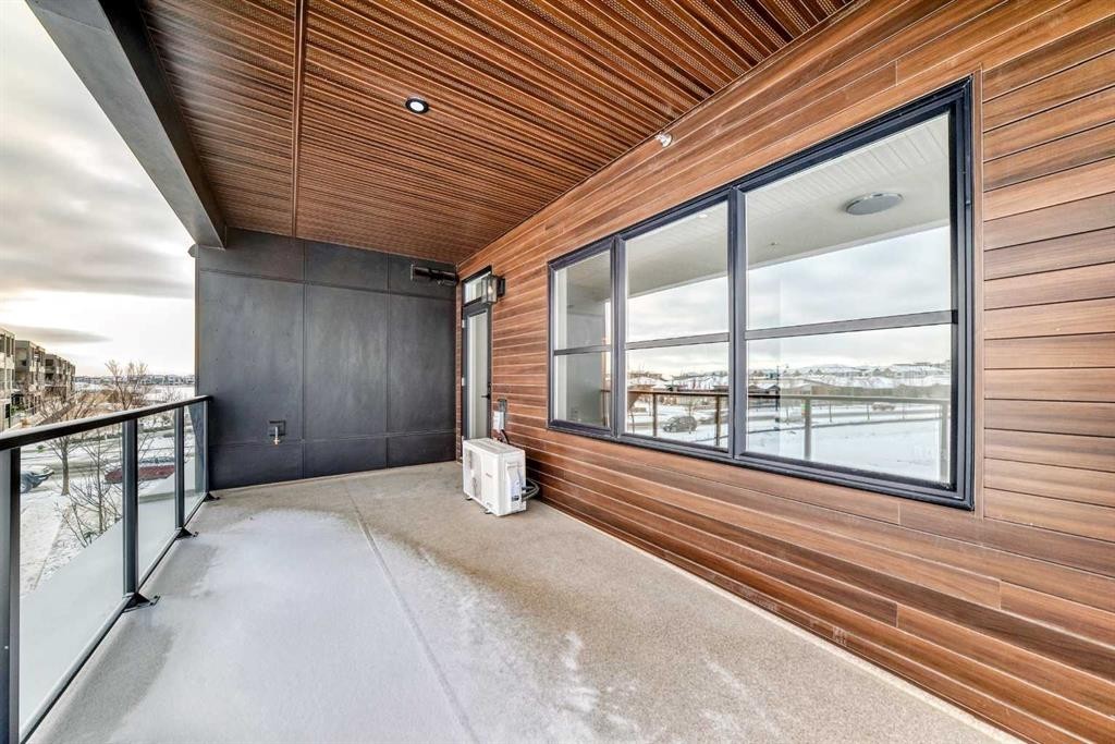8206-1802 Mahogany Boulevard Se, Calgary, AB - Outdoor With Balcony With Exterior