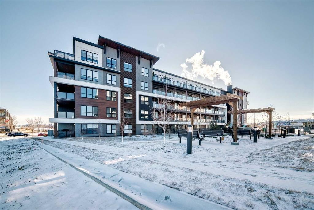 8206-1802 Mahogany Boulevard Se, Calgary, AB - Outdoor With Balcony