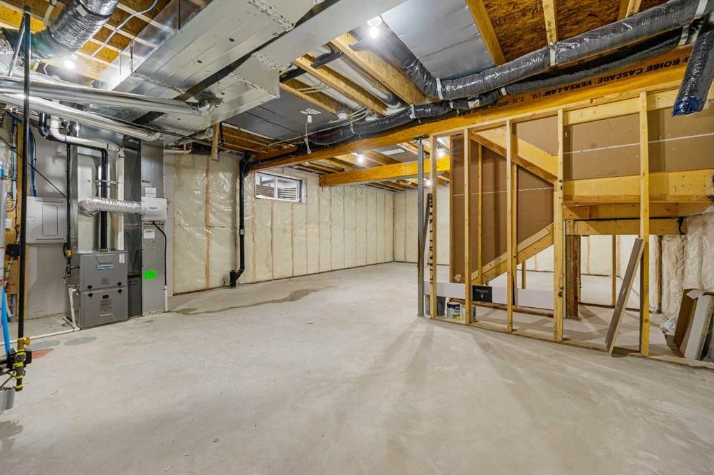 72 Dawson Wharf Mount, Chestermere, AB - Indoor Photo Showing Basement