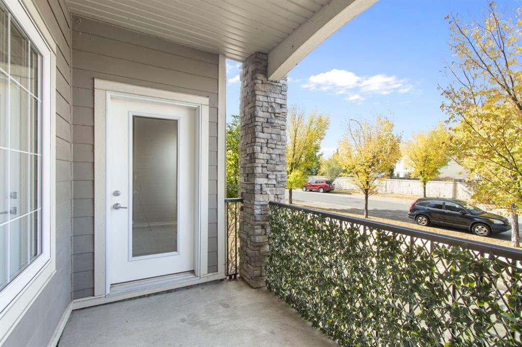 105-100 Cranfield Common Se, Calgary, AB - Outdoor With Deck Patio Veranda With Exterior