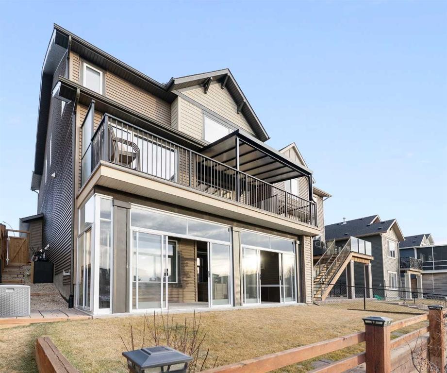 67 Fireside Terrace, Cochrane, AB - Outdoor With Deck Patio Veranda