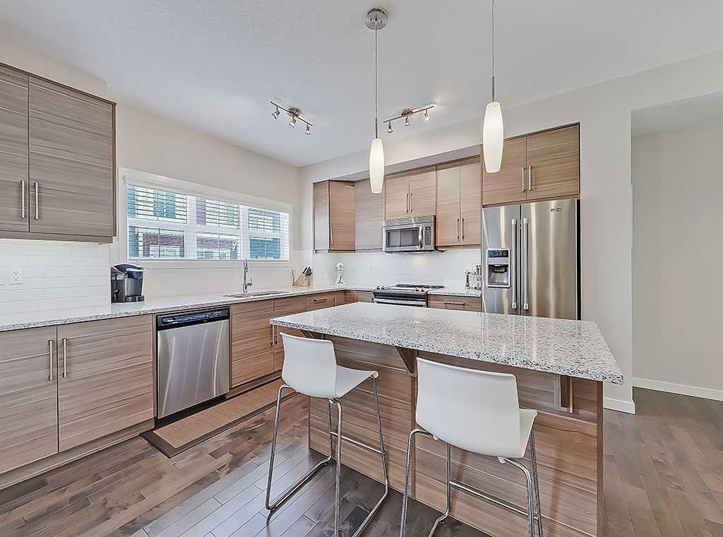 117 Nolancrest Common Nw, Calgary, AB - Indoor Photo Showing Kitchen With Stainless Steel Kitchen With Upgraded Kitchen