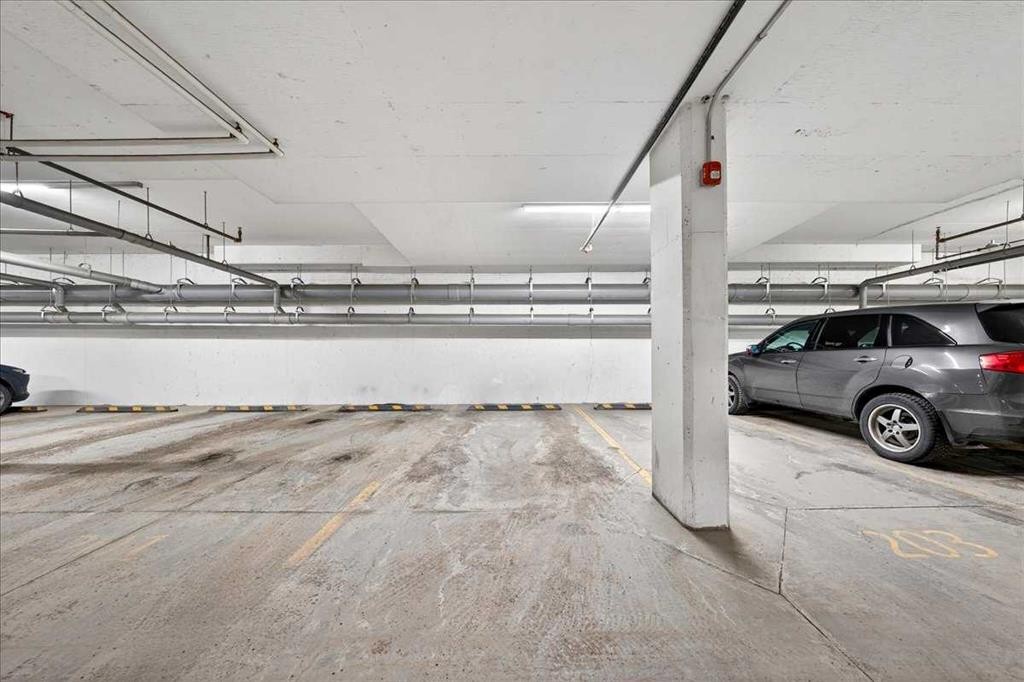 101-20 Seton Park Se, Calgary, AB - Indoor Photo Showing Garage