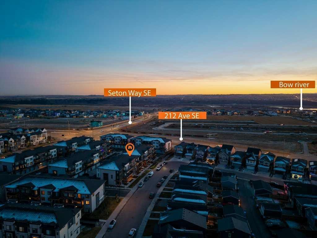 572 Seton Circle, Calgary, AB - Outdoor With View