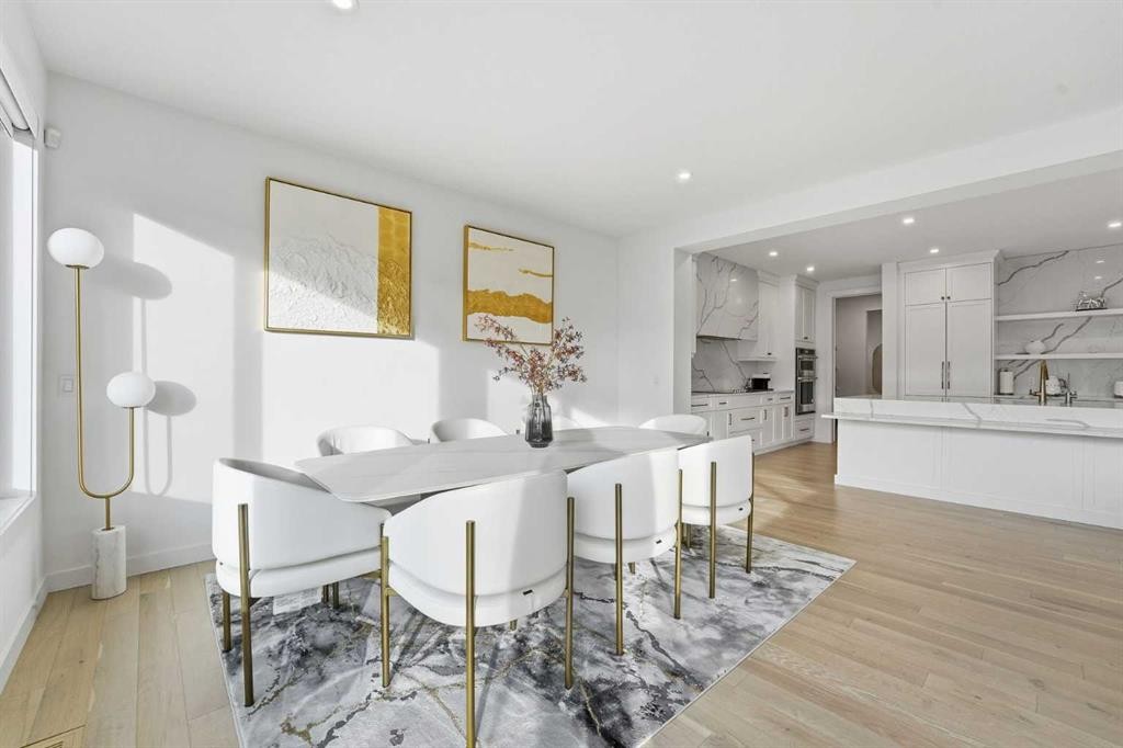 65 Rowmont Link Nw, Calgary, AB - Indoor Photo Showing Dining Room