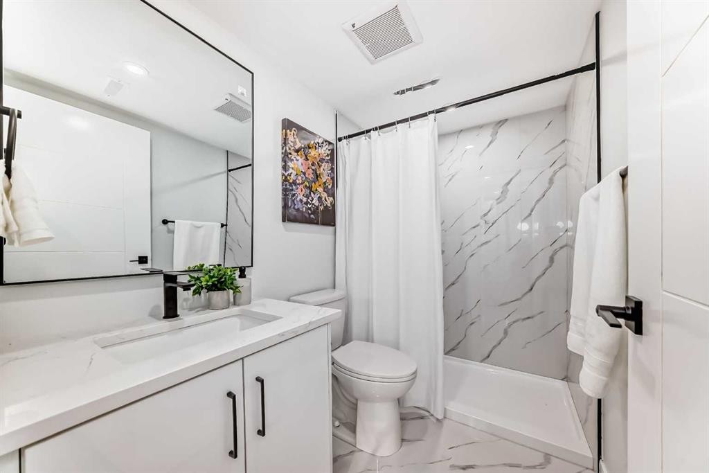 146-2211 19 Street Ne, Calgary, AB - Indoor Photo Showing Bathroom