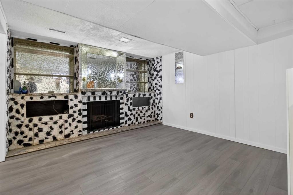 3283 Dover Ridge Drive Se, Calgary, AB - Indoor Photo Showing Other Room With Fireplace
