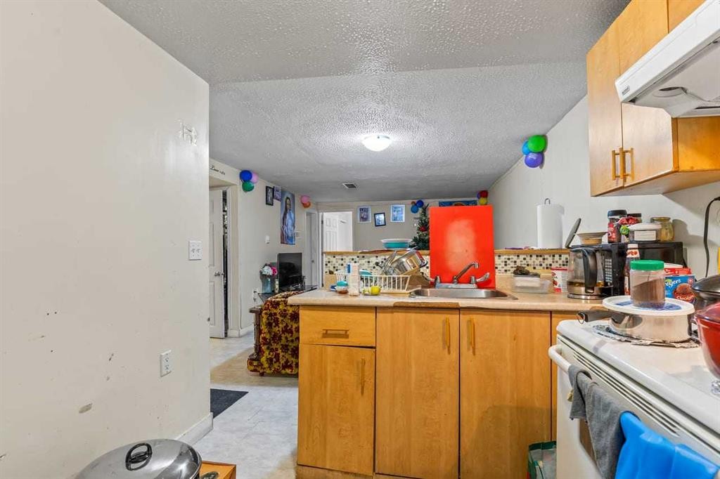 531 64 Avenue Nw, Calgary, AB - Indoor Photo Showing Kitchen With Double Sink