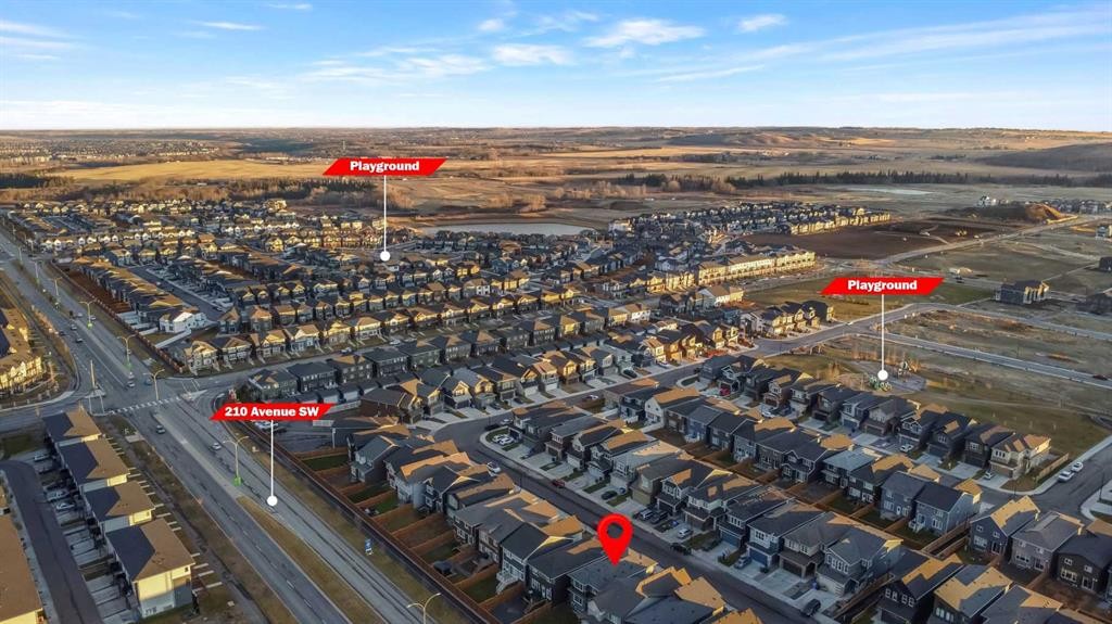 704 Creekstone Circle Sw, Calgary, AB - Outdoor With View