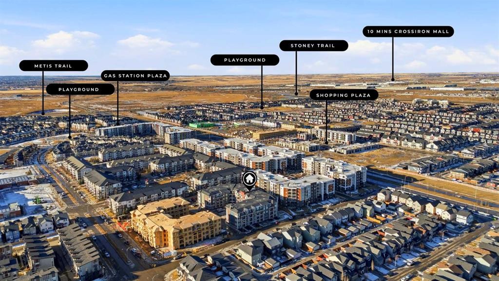 2106-15 Skyview Point Crescent Ne, Calgary, AB - Outdoor With View