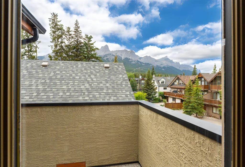 2-722 3Rd Street, Canmore, AB - Outdoor With View