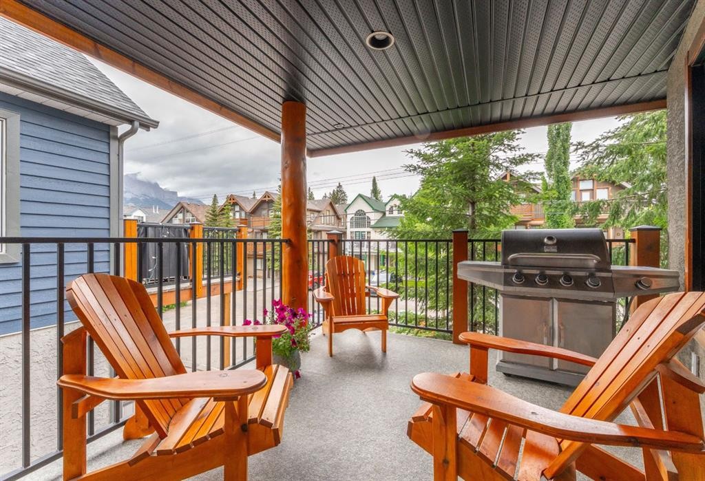 2-722 3Rd Street, Canmore, AB - Outdoor With Deck Patio Veranda With Exterior