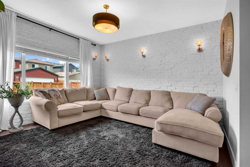 106 Cornerstone Circle Ne, Calgary, AB - Indoor Photo Showing Living Room