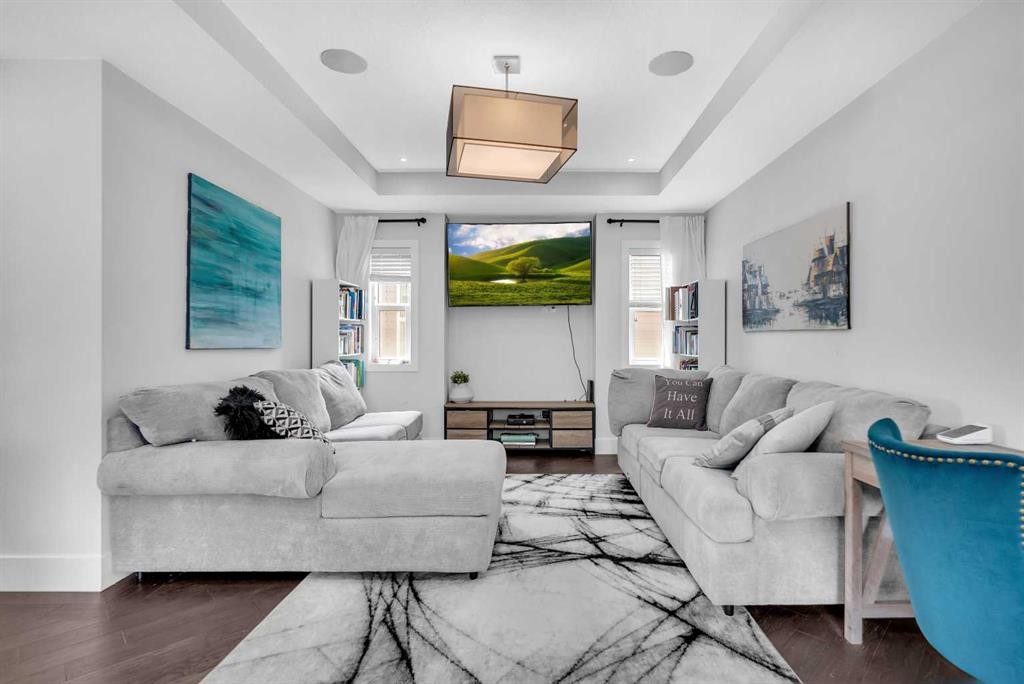 106 Cornerstone Circle Ne, Calgary, AB - Indoor Photo Showing Living Room