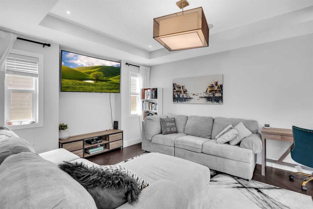 106 Cornerstone Circle Ne, Calgary, AB - Indoor Photo Showing Living Room