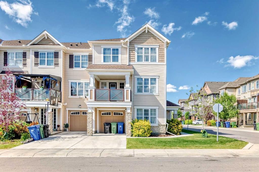 81 Cityscape Row Ne, Calgary, AB - Outdoor With Balcony With Facade