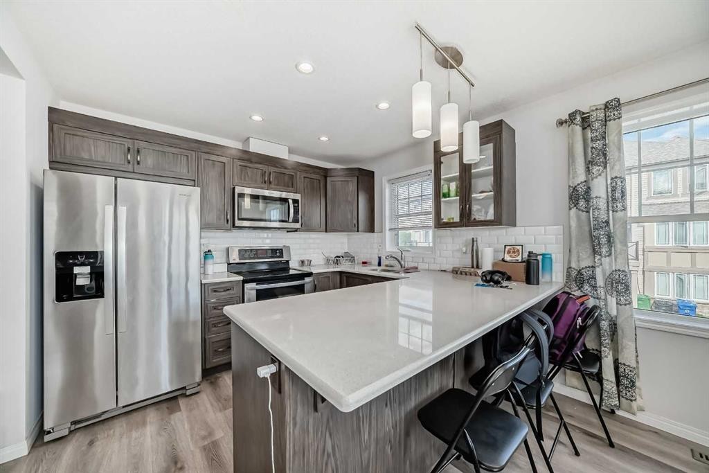 81 Cityscape Row Ne, Calgary, AB - Indoor Photo Showing Kitchen With Stainless Steel Kitchen With Upgraded Kitchen
