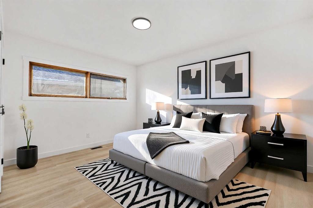4720 Fordham Crescent Se, Calgary, AB - Indoor Photo Showing Bedroom