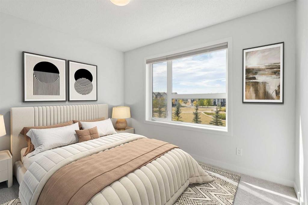 54 Evanscrest Manor Nw, Calgary, AB - Indoor Photo Showing Bedroom