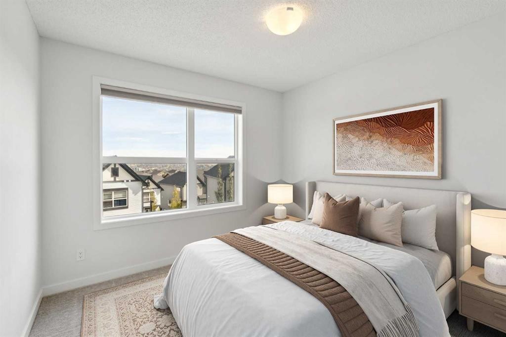 54 Evanscrest Manor Nw, Calgary, AB - Indoor Photo Showing Bedroom