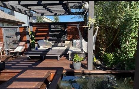 159 Riviera View, Cochrane, AB - Outdoor With Deck Patio Veranda