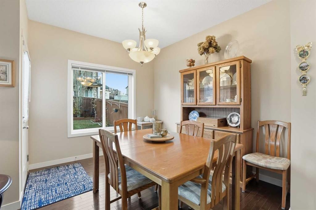 160 Sage Valley Circle Nw, Calgary, AB - Indoor Photo Showing Dining Room
