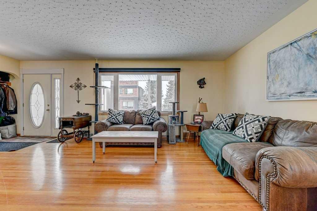 1455 Russell Road Ne, Calgary, AB - Indoor Photo Showing Living Room