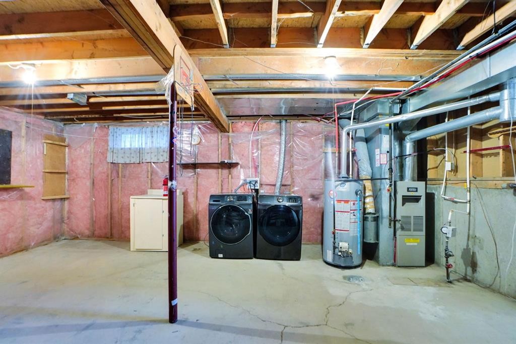 96 Covington Road Ne, Calgary, AB - Indoor Photo Showing Basement