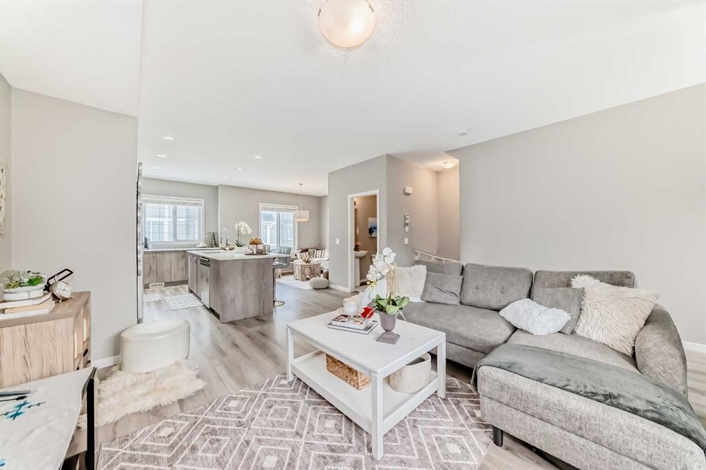 309 Nolanlake Villas Nw, Calgary, AB - Indoor Photo Showing Living Room