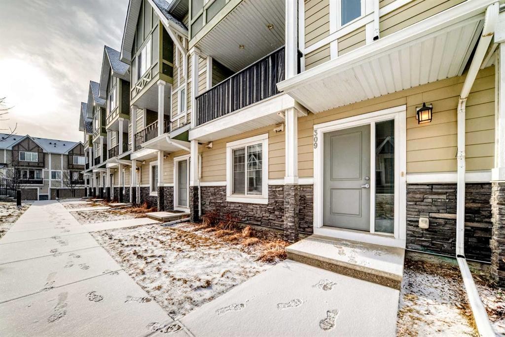 309 Nolanlake Villas Nw, Calgary, AB - Outdoor With Balcony With Facade