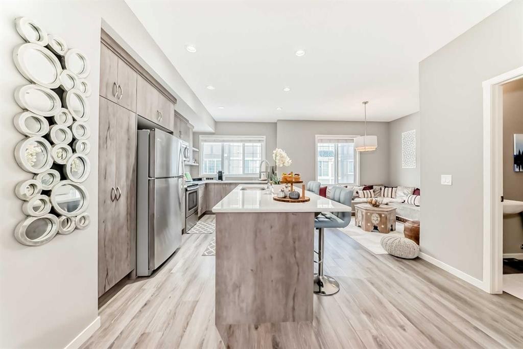 309 Nolanlake Villas Nw, Calgary, AB - Indoor Photo Showing Kitchen
