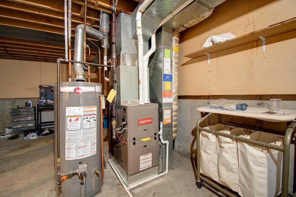 95 Falton Way Ne, Calgary, AB - Indoor Photo Showing Basement