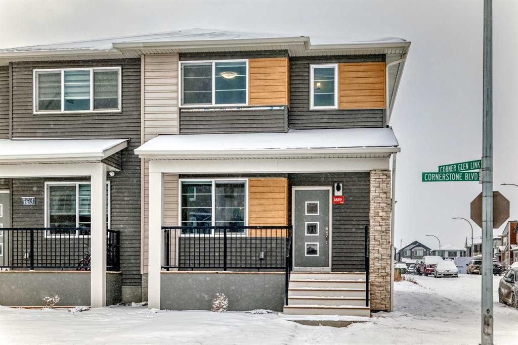 1859 Cornerstone Boulevard Ne, Calgary, AB - Outdoor With Facade