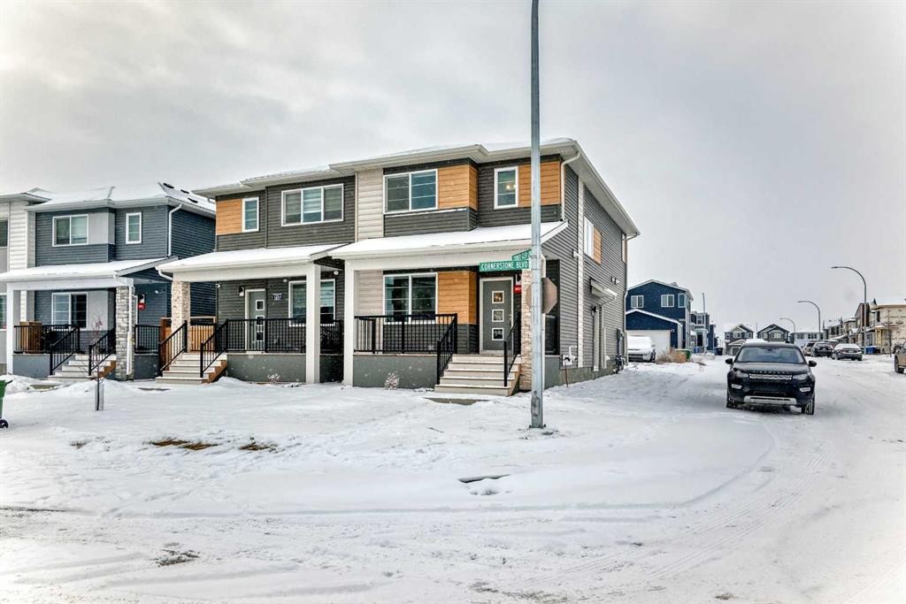 1859 Cornerstone Boulevard Ne, Calgary, AB - Outdoor With Facade