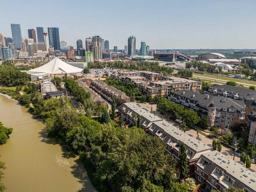 2421 Erlton Street Sw, Calgary, AB - Outdoor With Body Of Water With View