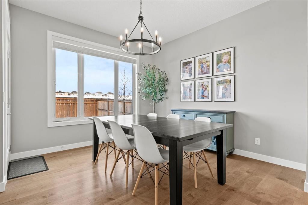 85 Mount Rae Heights, Okotoks, AB - Indoor Photo Showing Dining Room