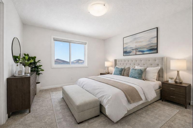 292 Cornerbrook Drive Ne, Calgary, AB - Indoor Photo Showing Bedroom