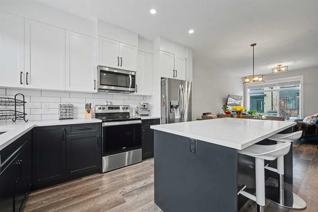 137 Sage Meadows Gardens Nw, Calgary, AB - Indoor Photo Showing Kitchen With Upgraded Kitchen
