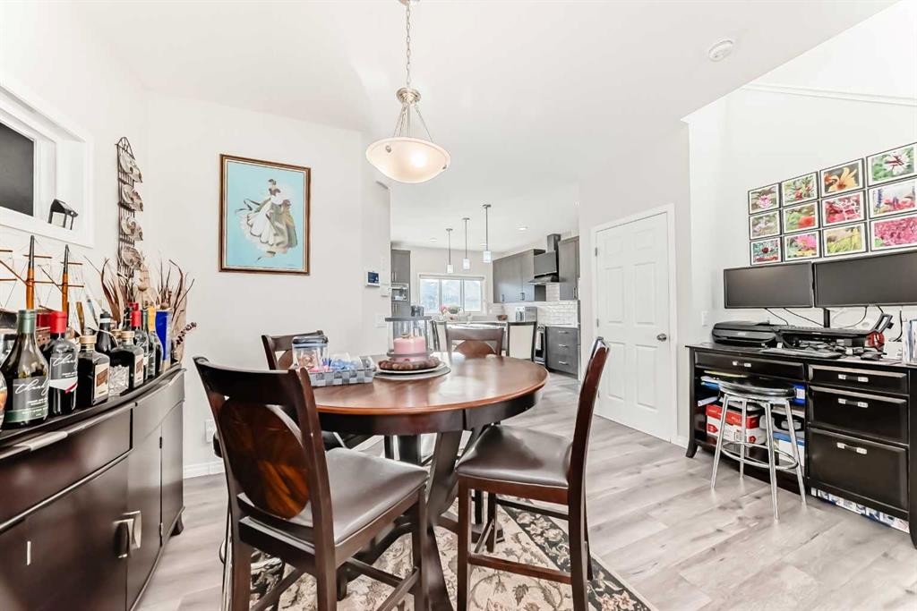 217 Masters Road Se, Calgary, AB - Indoor Photo Showing Dining Room