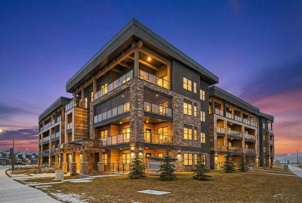 413-55 Wolf Hollow Crescent Se, Calgary, AB - Outdoor With Balcony With Facade
