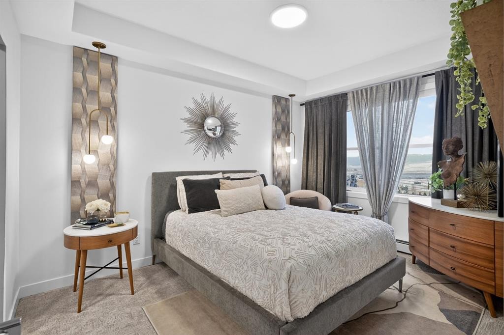 413-55 Wolf Hollow Crescent Se, Calgary, AB - Indoor Photo Showing Bedroom
