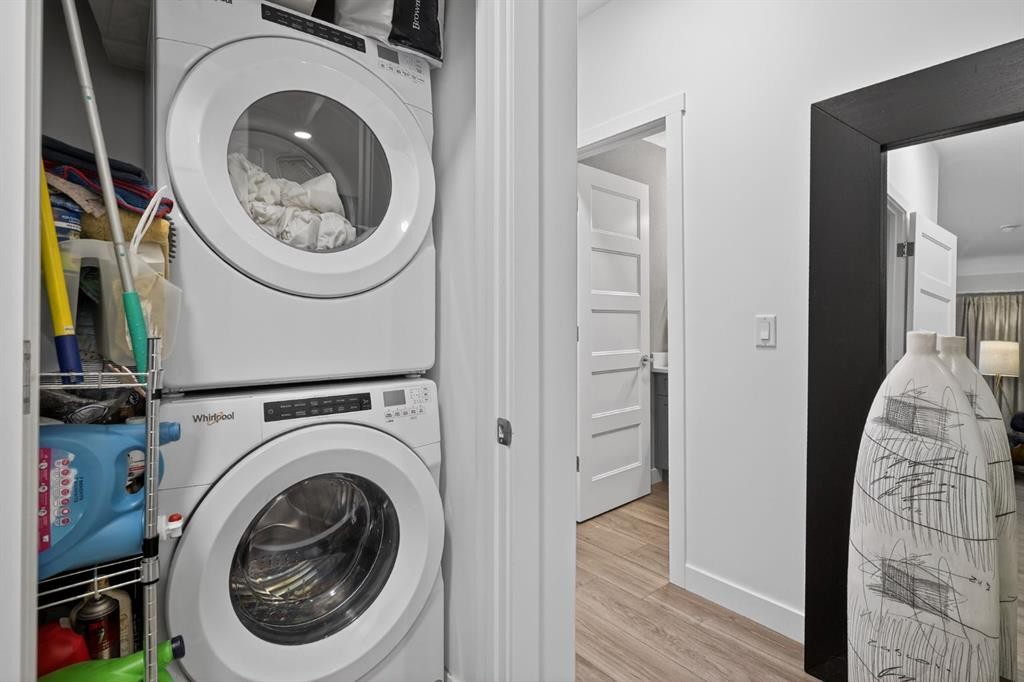 413-55 Wolf Hollow Crescent Se, Calgary, AB - Indoor Photo Showing Laundry Room