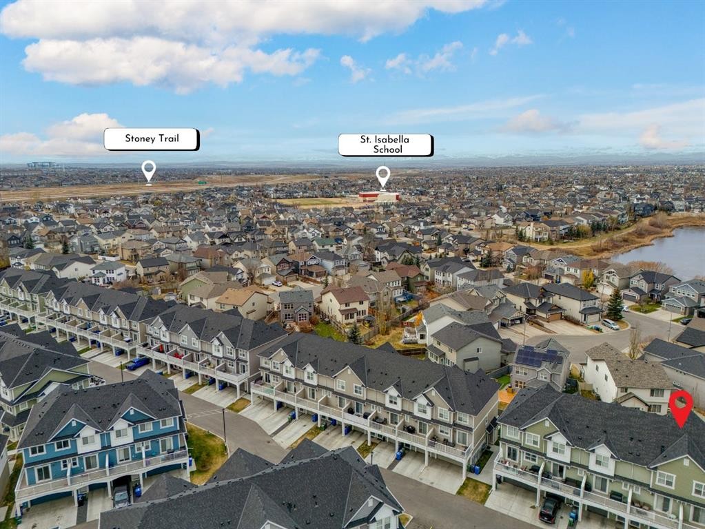 410 Copperstone Manor Se, Calgary, AB - Outdoor With View